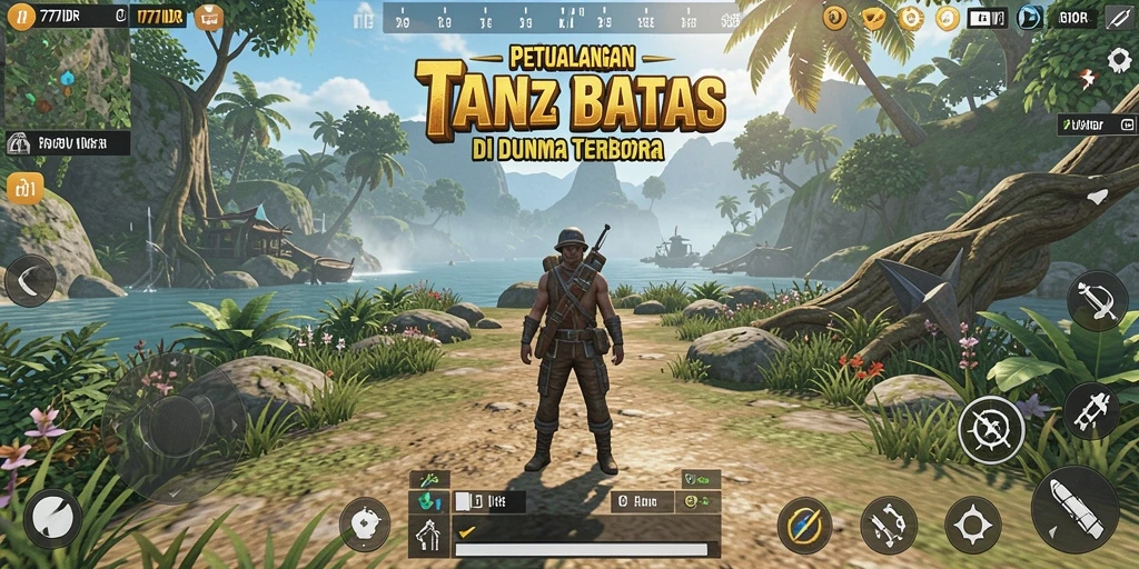 Tampilan gameplay <strong>777IDR</strong> yang menakjubkan dalam dunia terbuka.