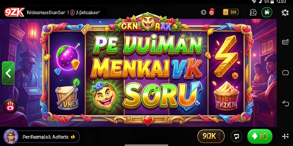 Tampilan gameplay 9ZK yang menegangkan dan berwarna.