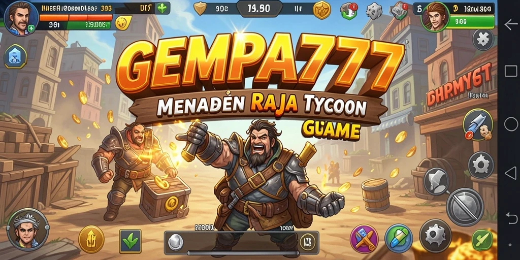 Tampilan gameplay mendebarkan di dalam GEMPA777 yang menunjukkan kegiatan Tycoon.