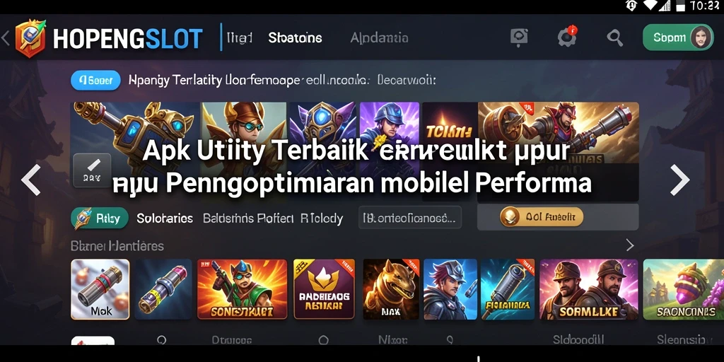 Screenshot gameplay HOPENGSLOT menampilkan tampilan antarmuka yang bersih dan fungsional.