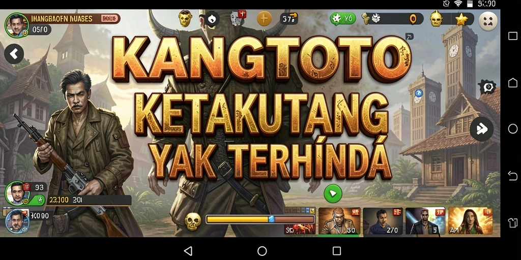 Tangkapan layar menampilkan aksi seram di KANGTOTO.