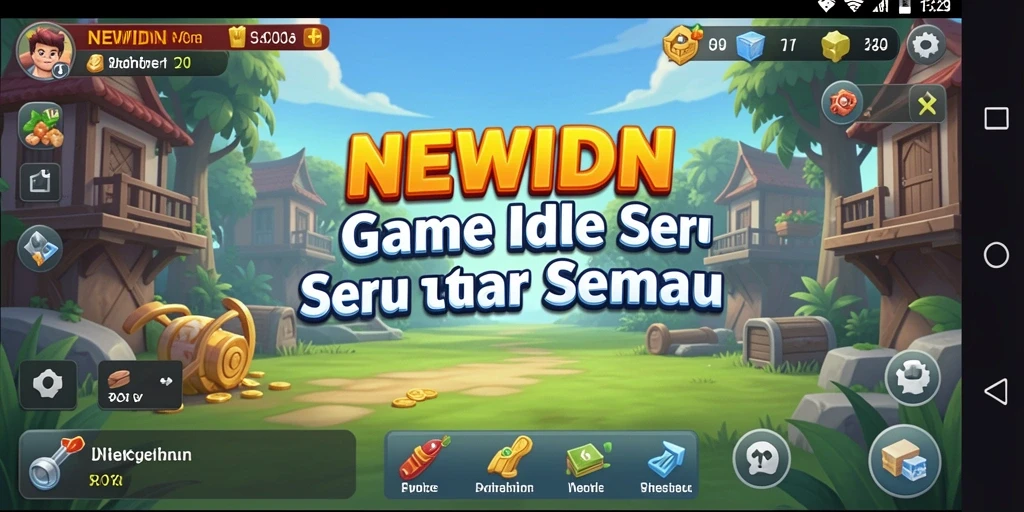 Gameplay NEWIDN yang santai dan adiktif.