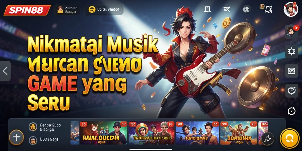 Tampilan permainan SPIN88 yang seru dan interaktif.
